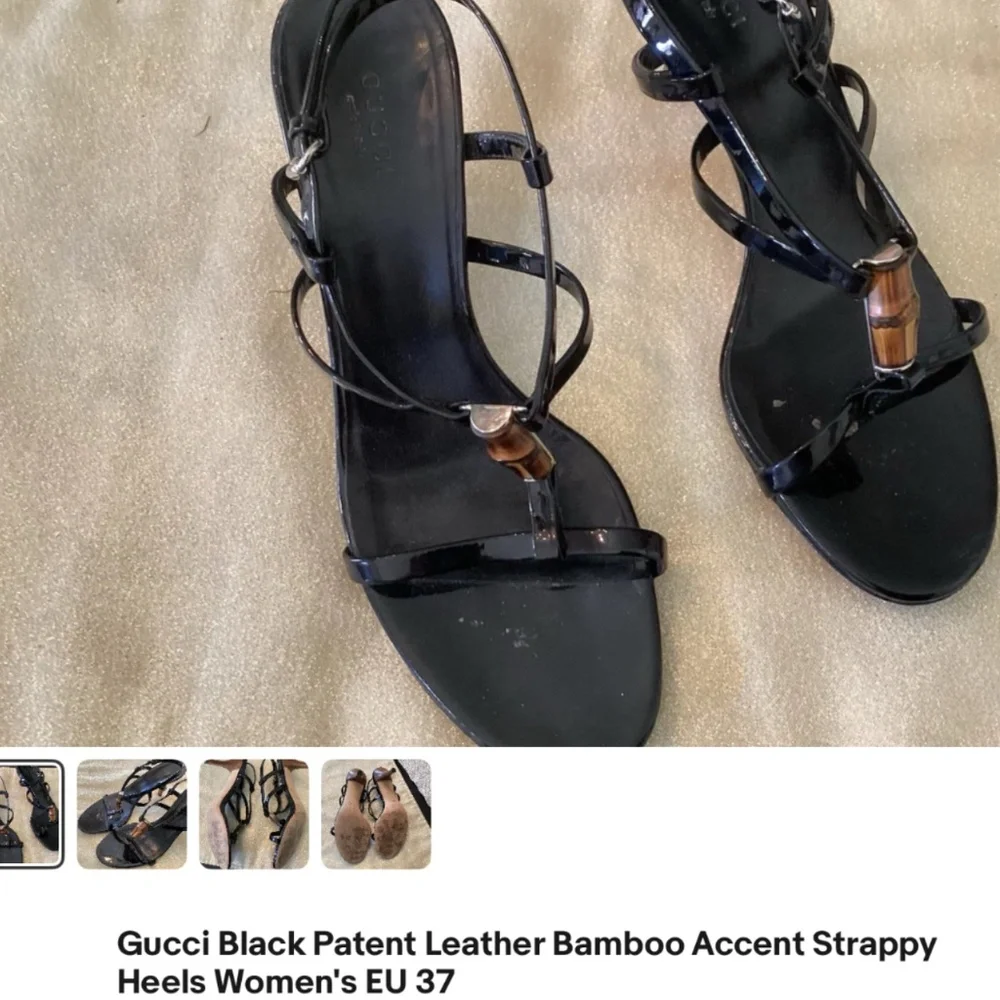 Gucci dress bamboo accent sandal pump - Picture 1 of 4